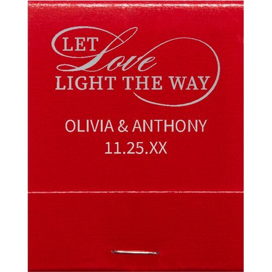 Love Light the Way 20-Strike Matchbooks